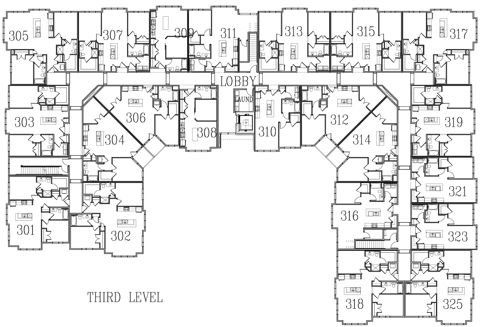 Image of building layout for third floor.